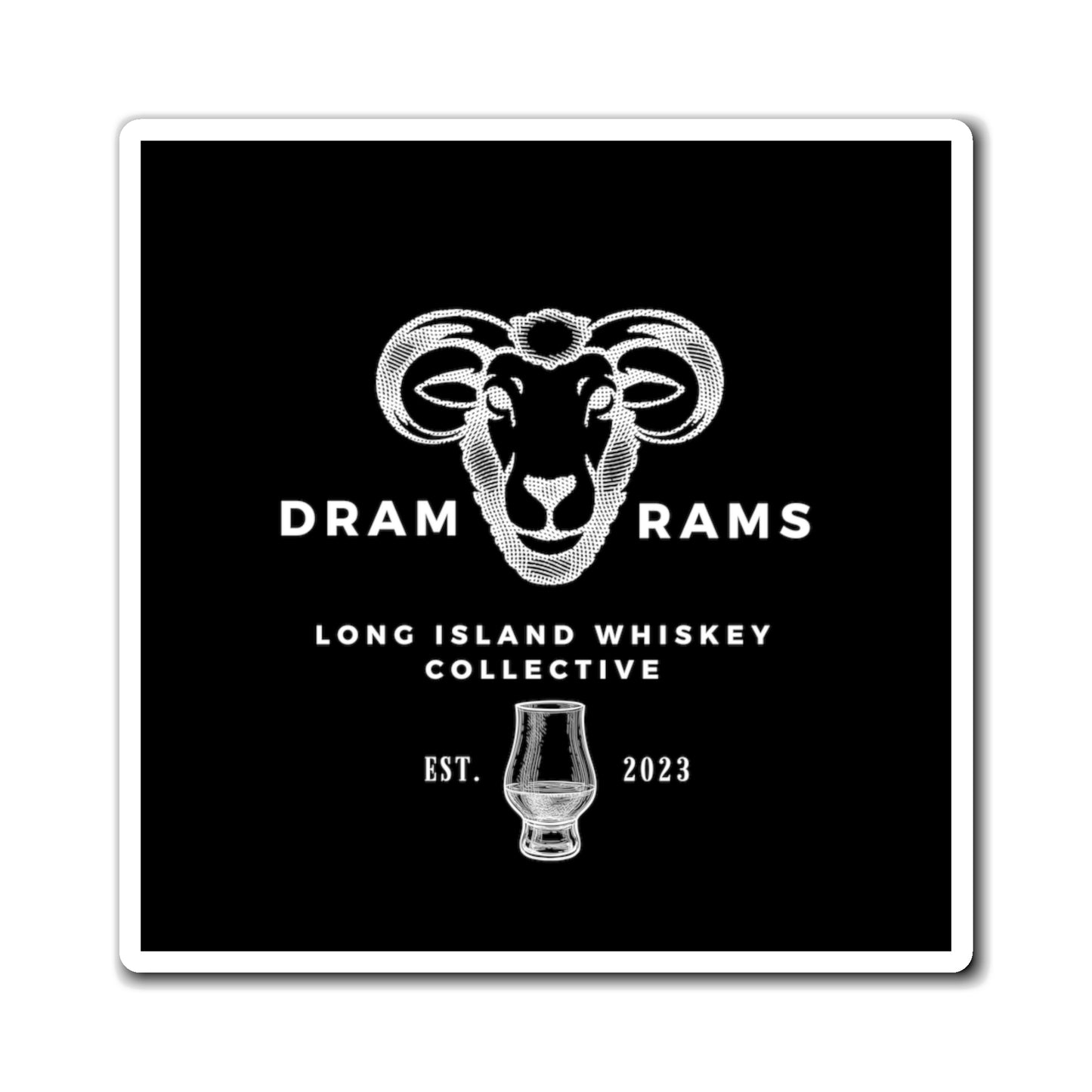 Dram Rams 3x3 Magnet